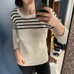 Thick Knit Stripe Sweater